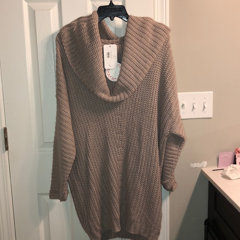 Sweet Ms boutique cowl neck sweater dress